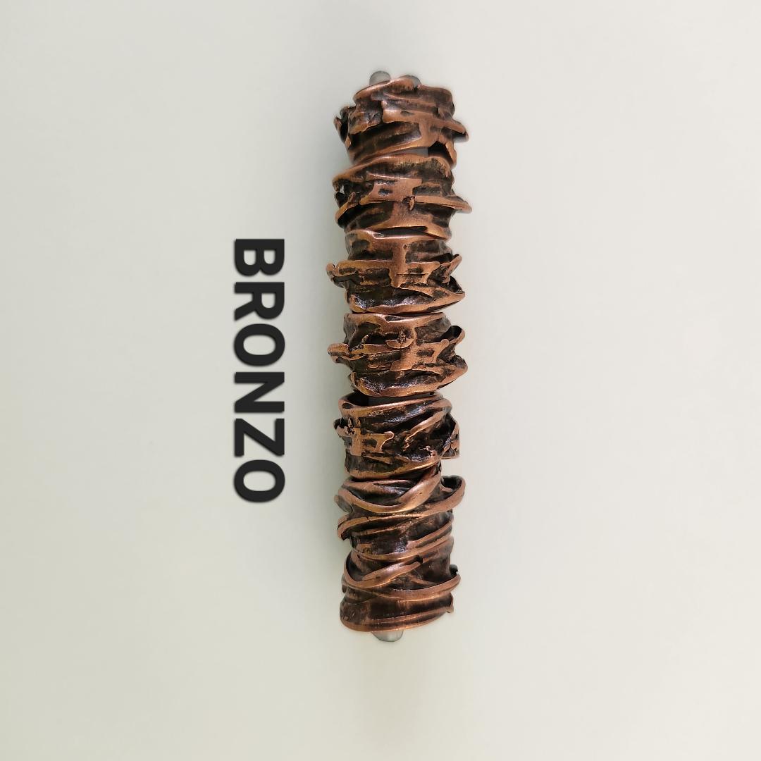 Tubo Curvo con Anellino in Ottone – Componente per Bijoux
