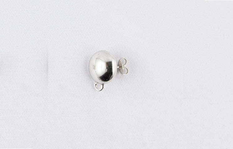 ORECCHINO IN ZAMA MM.14 COL.NIKEL