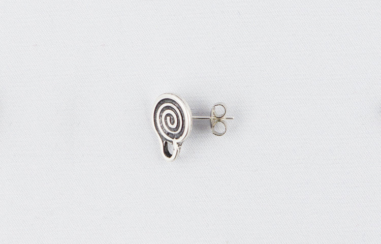 ORECCHINO IN ZAMA MM.11 COL.ARGENTO AMERICA