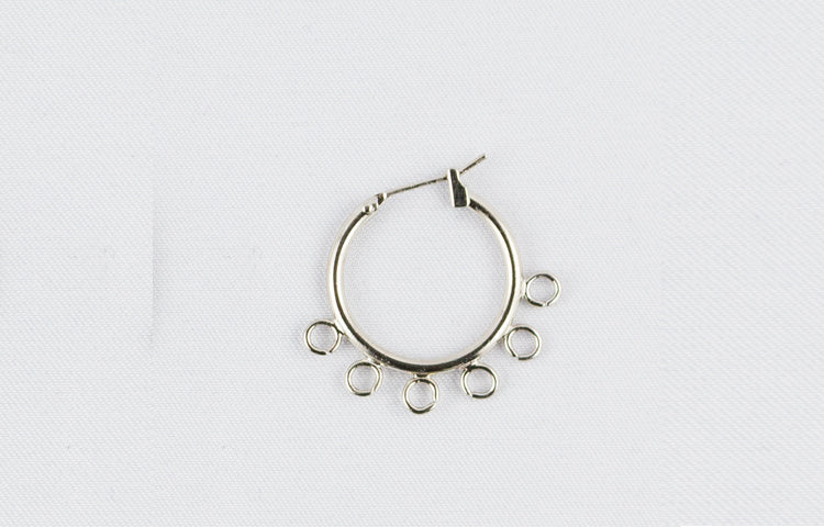 ORECCHINO AD ANELLO MM.20 IN OTTONE COL.ORO