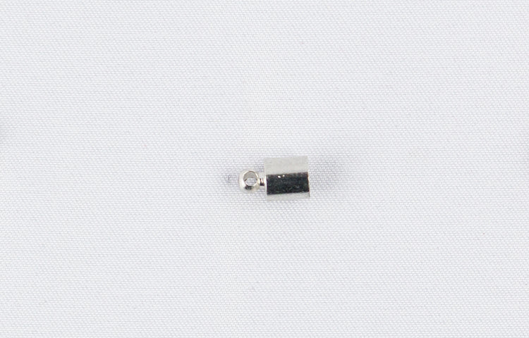 CAPICORDA IN OTTONE MM.5,5 COL.ARGENTO