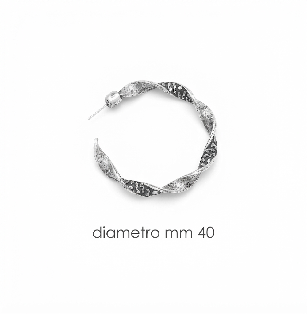 Orecchini in zama ad anello (pack. 1 coppia)