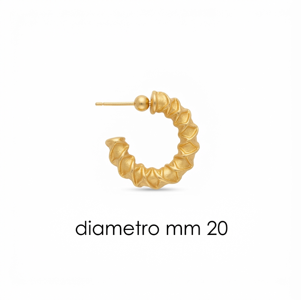 Orecchini in zama ad anello (pack. 1 coppia)