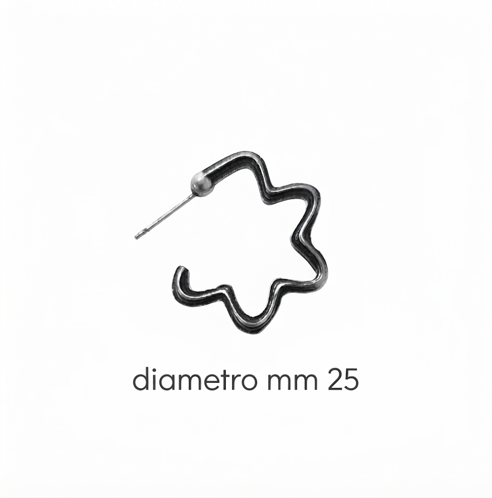 Orecchini in zama ad anello (pack. 1 coppia)