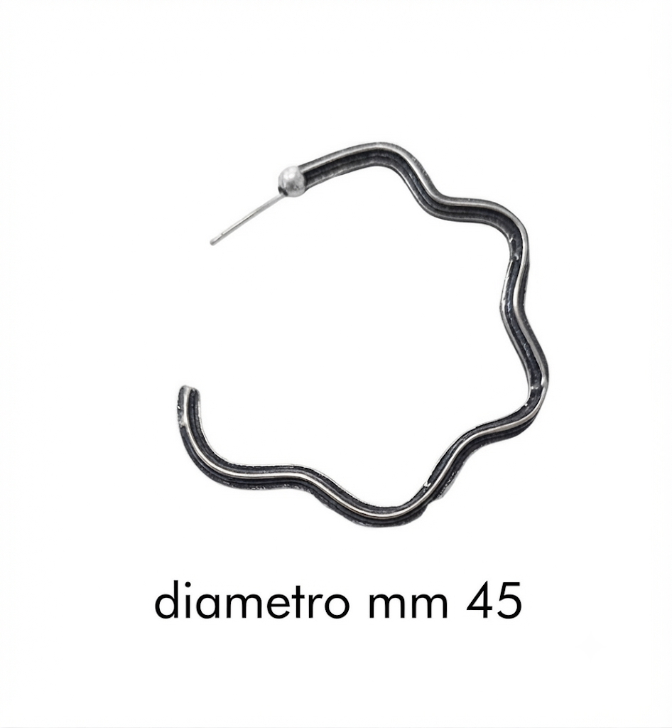 Orecchini in zama ad anello (pack. 1 coppia)