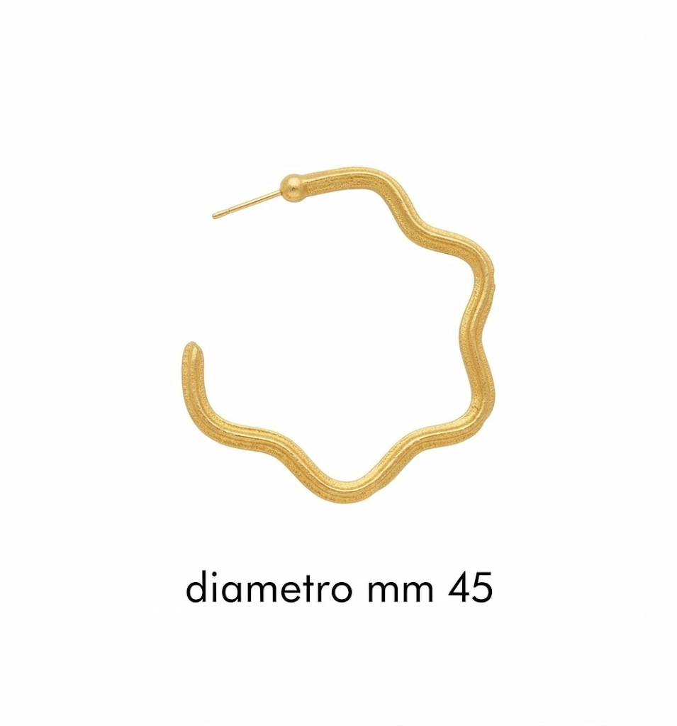 Orecchini in zama ad anello (pack. 1 coppia)