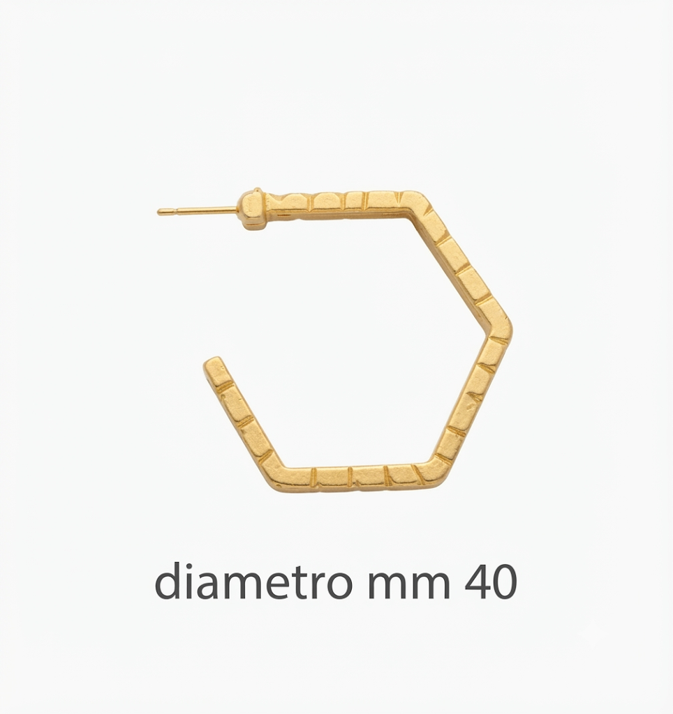 Orecchini in zama ad anello (pack. 1 coppia)