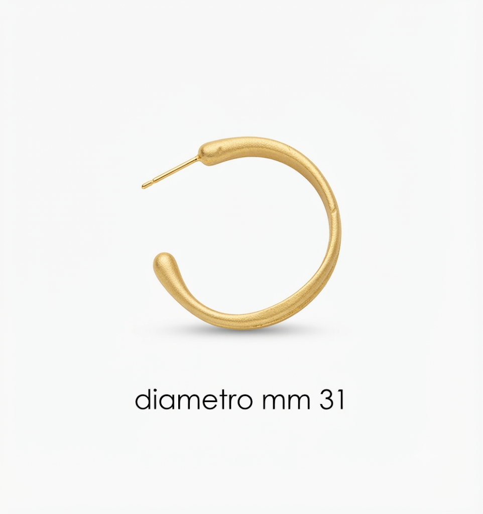 Orecchini in zama ad anello (pack. 1 coppia)