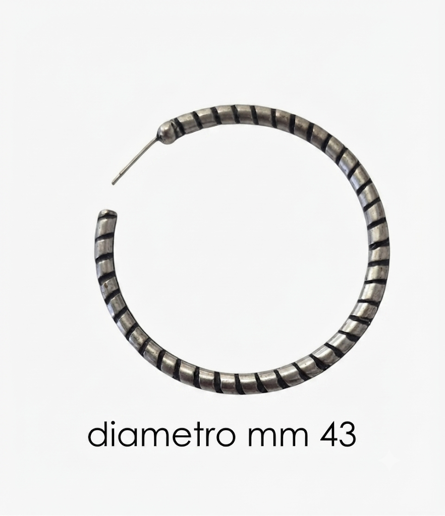 Orecchini in zama ad anello (pack. 1 coppia)