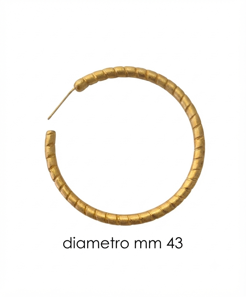 Orecchini in zama ad anello (pack. 1 coppia)