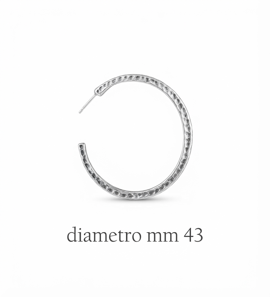 Orecchini in zama ad anello (pack. 1 coppia)
