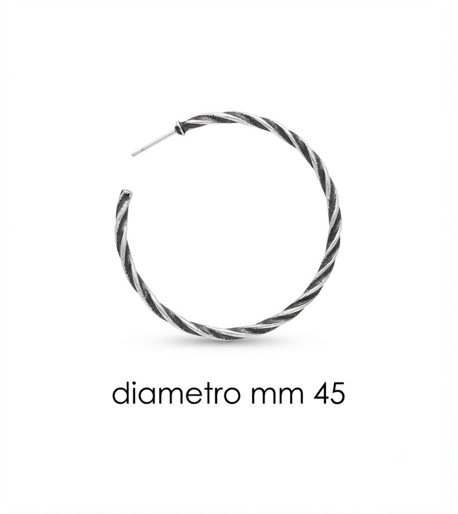Orecchini in zama ad anello (pack. 1 coppia)