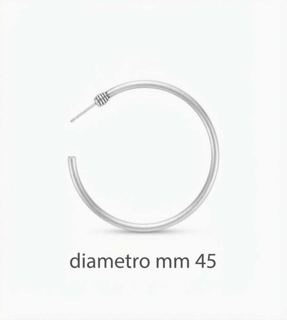 Orecchini in zama ad anello (pack. 1 coppia)