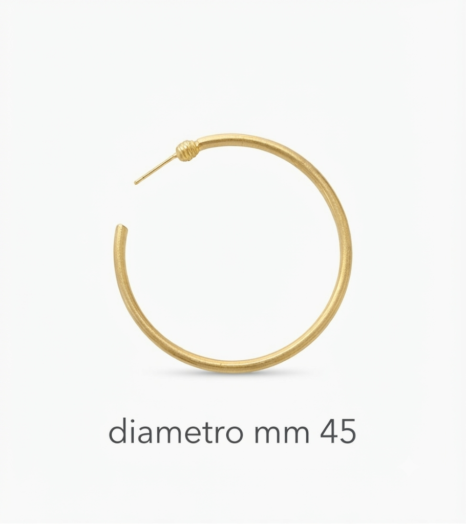 Orecchini in zama ad anello (pack. 1 coppia)