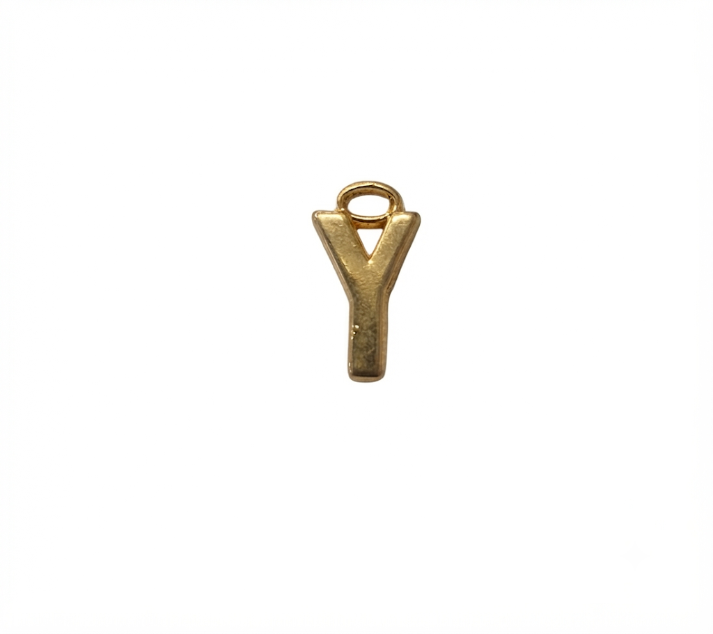 Lettere in zama in stampatello altezza compreso anellino mm. 19 (pack 1 pz.)